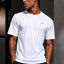 T-shirt de sport homme blanc WDW en tissu technique léger